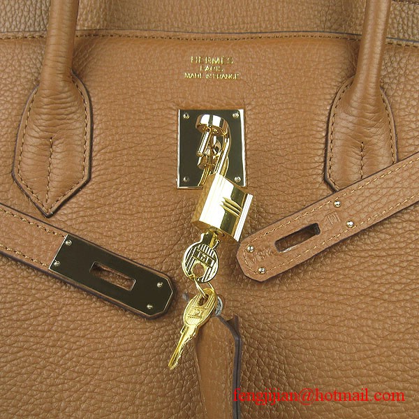 Hermes Birkin 40cm Togo Bag Light Coffee 6099